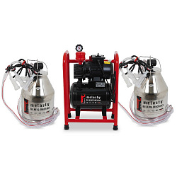 Доильный аппарат для овец ТKS 4PS, 2 бидона 30л, четыре навески, Меласти (Melasty)