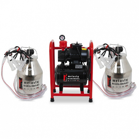 Доильный аппарат для овец ТKS 4PS, 2 бидона 30л, четыре навески, Меласти (Melasty)